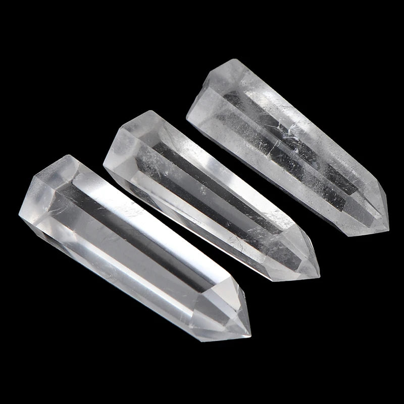 1Pc Clear Quartz Crystal Point Natural Wand Specimen Reiki Healing Stone