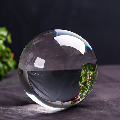 Clear 70Mm/80Mm/100Mm K9 Crystal Feng Shui Ball Glass Magic Sphere for Photography Prop Home Wedding Decoration Birthday Gift