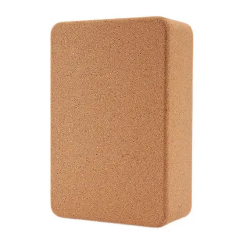 Non-Slip Yoga Block Eco-Friendly High Density Cork Yoga Block for Natural Stretching Workout Fitness Equipment Non-Slip for Yoga