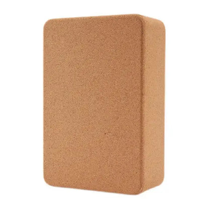 Non-Slip Yoga Block Eco-Friendly High Density Cork Yoga Block for Natural Stretching Workout Fitness Equipment Non-Slip for Yoga